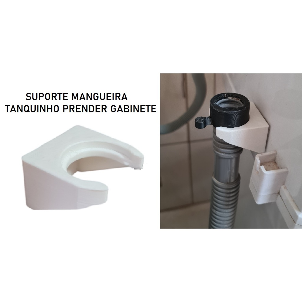 SUPORTE PARA MANGUEIRA TANQUINHO PRENDER GABINETE