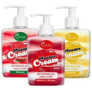 Hidratante Gel Creme Aromatizante para Virilha Mousse Cream 250ml em Oferta na Shopee