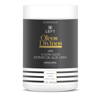 Máscara de Nutrição Óleos Divinos e Aloe Vera 1k Essenciale Left em Oferta na Shopee