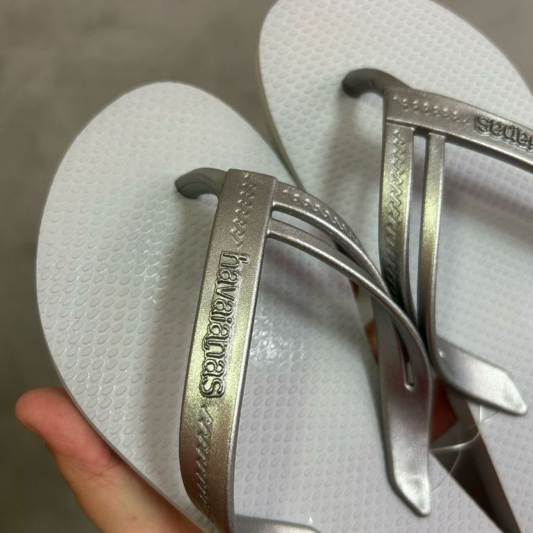 Chinelo Havaianas Original Elegance Cinza Gelo