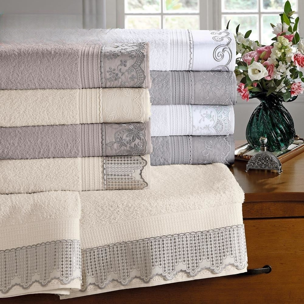 Kit 2 Toalhas lavabo Buettner Dakota 100% Algodão 30x50cm