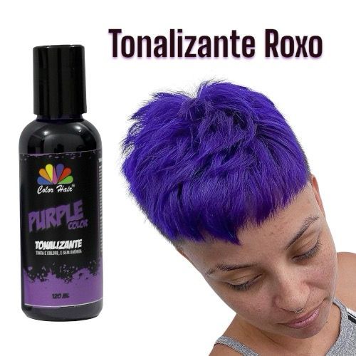 TONALIZANTE COLOR HAIR PURPLE (ROXO) 120ml