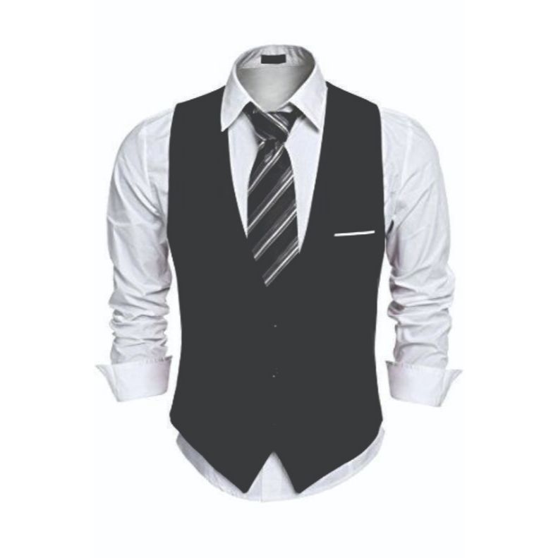 Colete Masculino Social Ajustável nas costas - Qualidade e Estilo