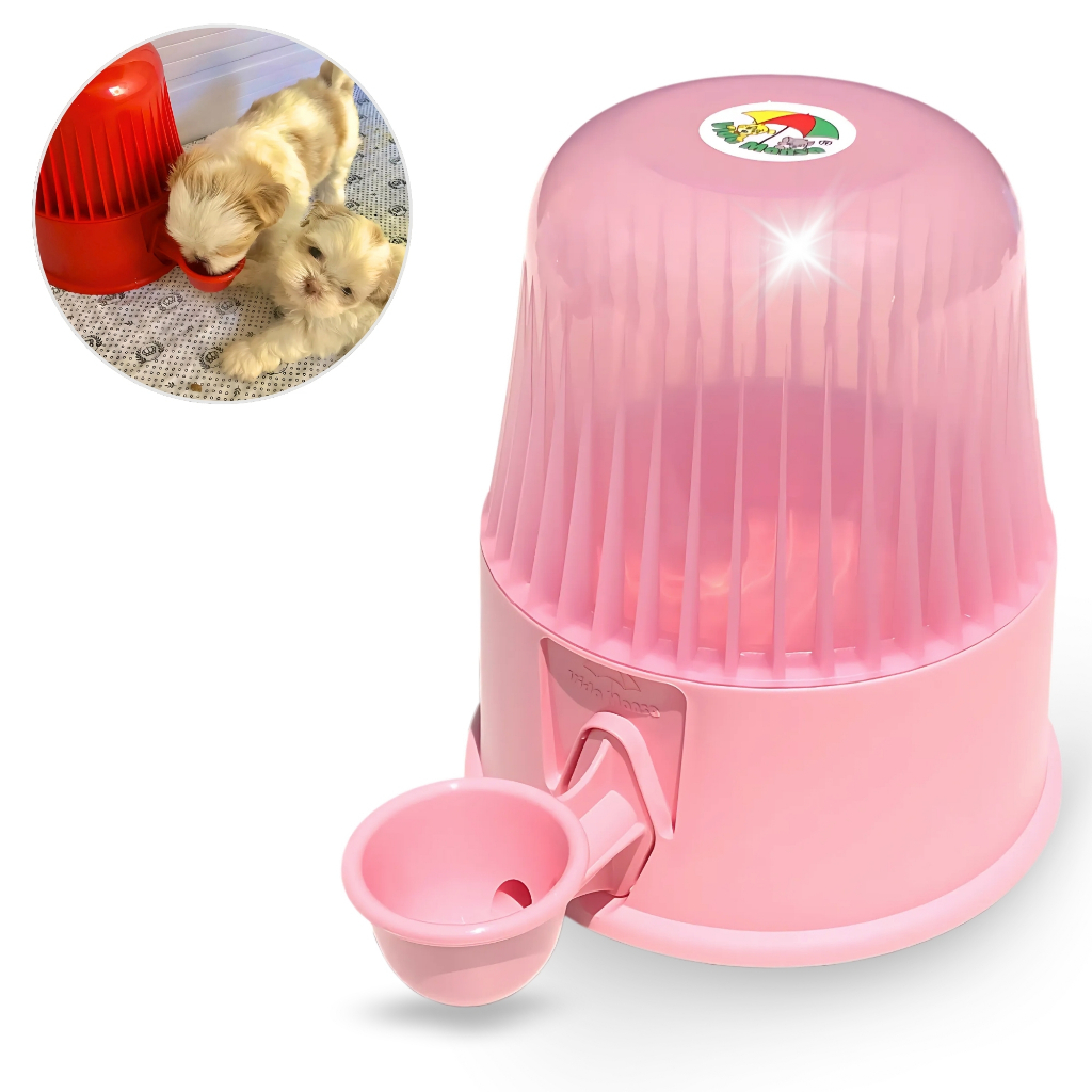 Bebedouro Vida Mansa Automático Pet Cães Gato Shitzu Nao Molha Bigode Pelo Longo em Oferta na Shopee
