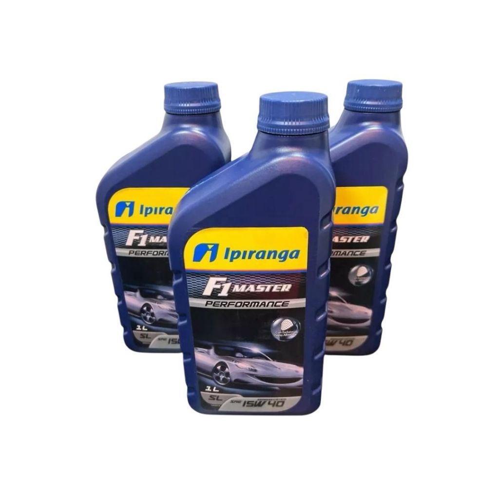 Kit Óleo 3 Litros Ipiranga 15w40 Semi-sintético F1 Master