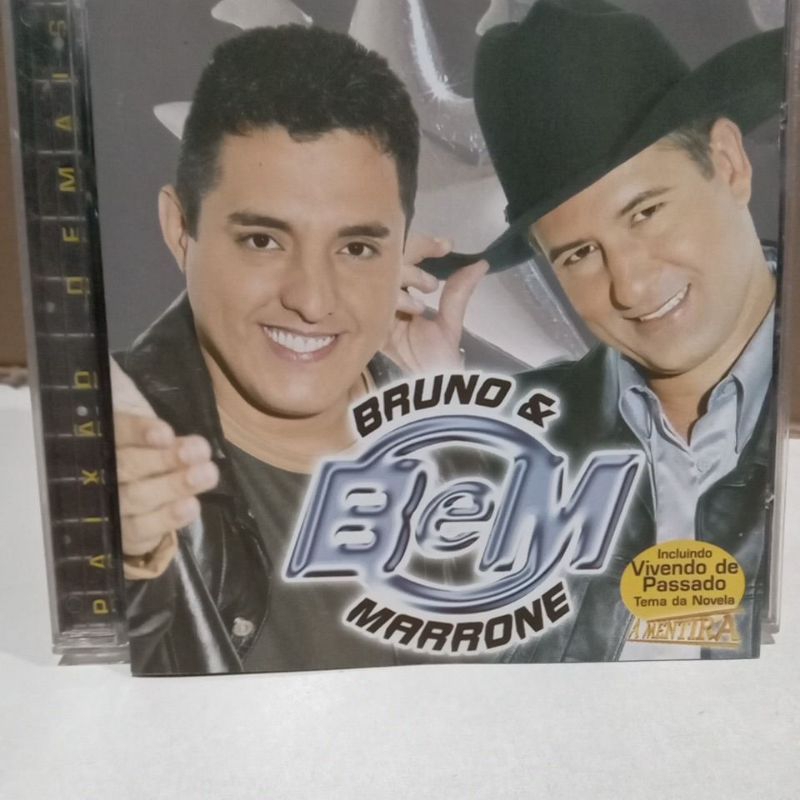 CD BRUNO & MARRONE -PAIXÃO DEMAIS EDIÇÃO LUXO C/ENCARTE COMPLETO