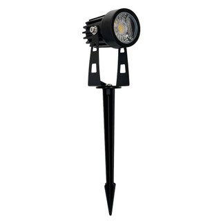 Espeto Jardim LED Nordecor Oyne 3W 3000K IP65 Preto Iluminação Externa Planta Paisagismo Gramado
