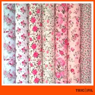 Tecido Estampas Floral Miúdo | Tricoline 100% Algodão ( 40x75cm) em Oferta na Shopee