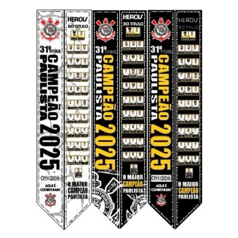FAIXA DO CORINTHIANS CAMPEÃO PAULISTA 2025