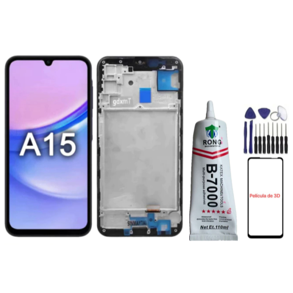 Tela Display Lcd Galaxy A15 4G A155 A15 5G A156 Incell Oled Com Aro / SEM ARO A 