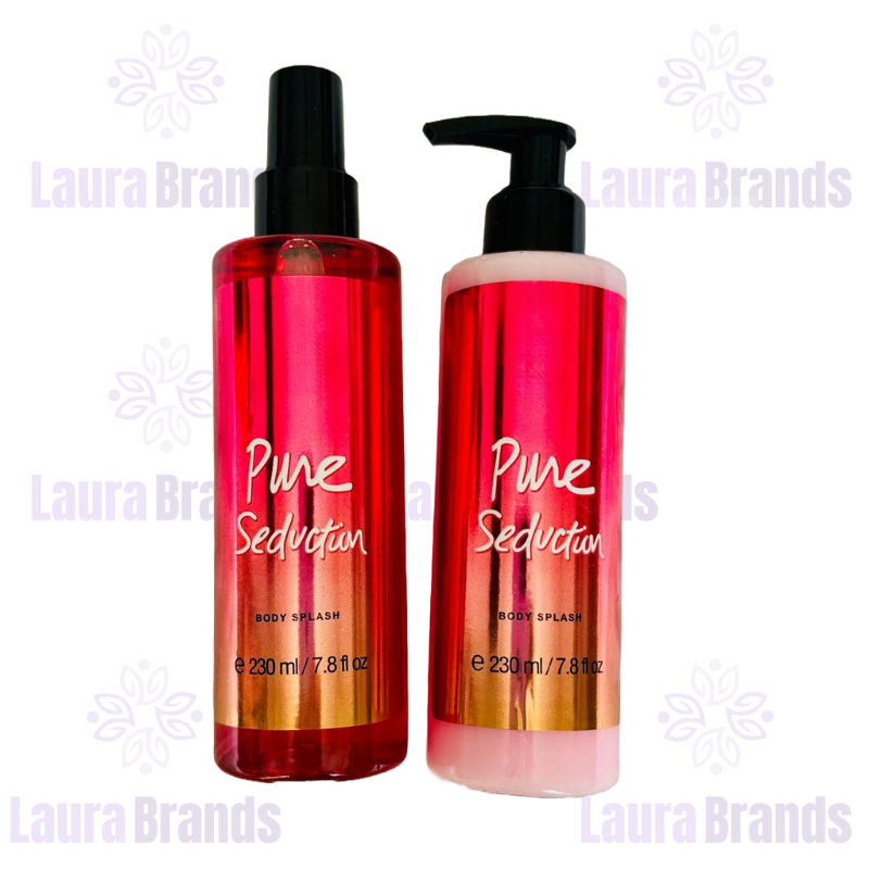 KIT 5 UNIDADES BODY SPLASH PÓS BANHO + CREME HIDRATANTE  PUMP PREMIUM REF VICTORIA + BRINDE