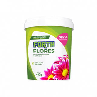 Adubo Fertilizante Forth Flores NPK +9 Nutrientes 400 gr em Oferta na Shopee