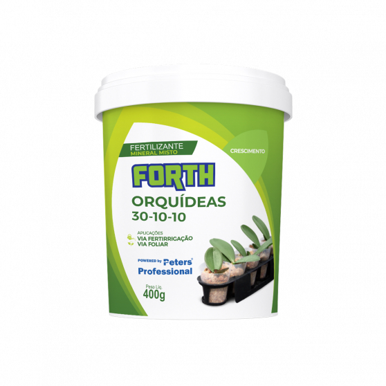 Fertilizante Forth Orquídea Crescimento 30-10-10 400 gr
