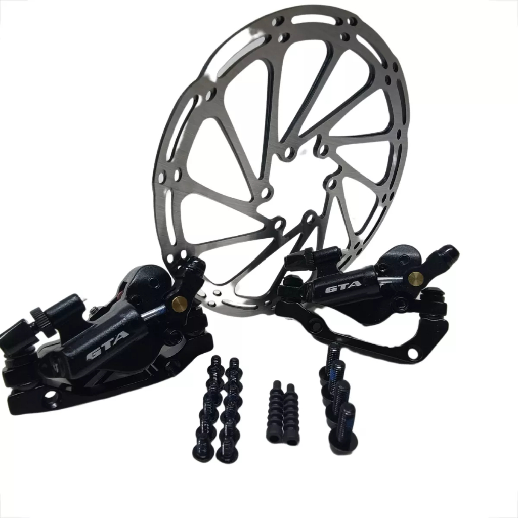 Kit Freio A Disco Semi Hidráulico Bicicleta Mtb Bike Gta Disco