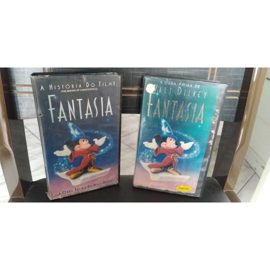 A Obra-Prima de Disney Fantasia e História do Filme Fantasia Fita VHS