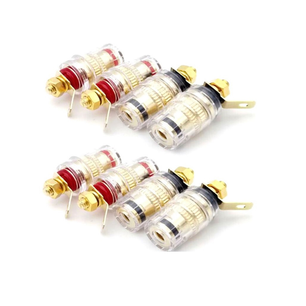 Kit Terminal Borner Para Amplificador Receiver Alto Falante Caixa Som