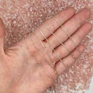 Corrente Colar Prata 925 Veneziana bolinha 40cm 45cm 50cm 60cm 70cm - Elluxe Joias em Oferta na Shopee