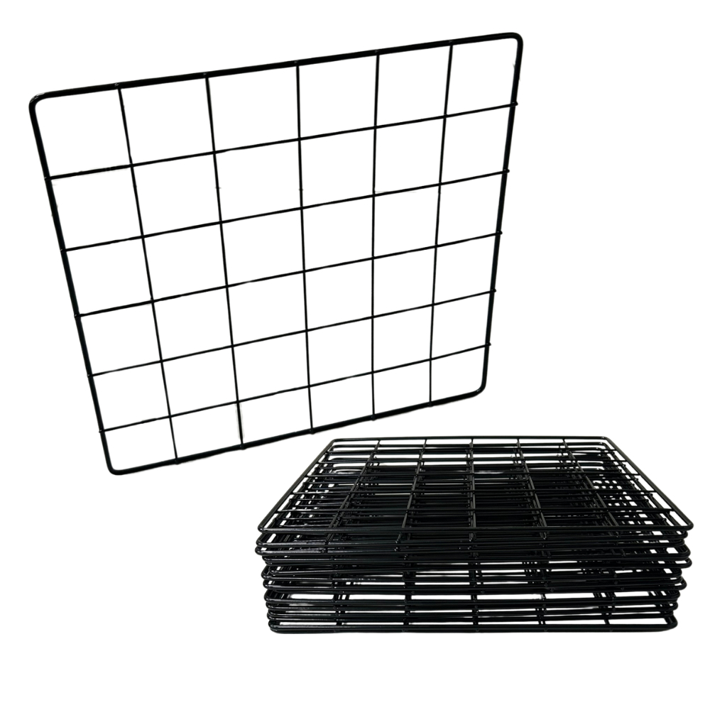Kit Tela Aramada Para Estante Cercadinho Cercado Memory Board 30cm 30x30