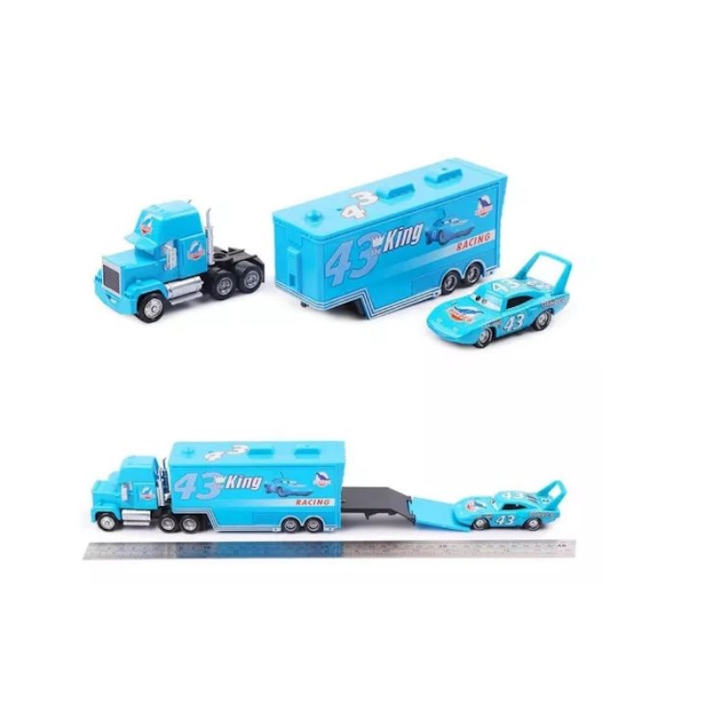 Cars Pixar 43 Dinoco & Mack Hauler Caminhão kit