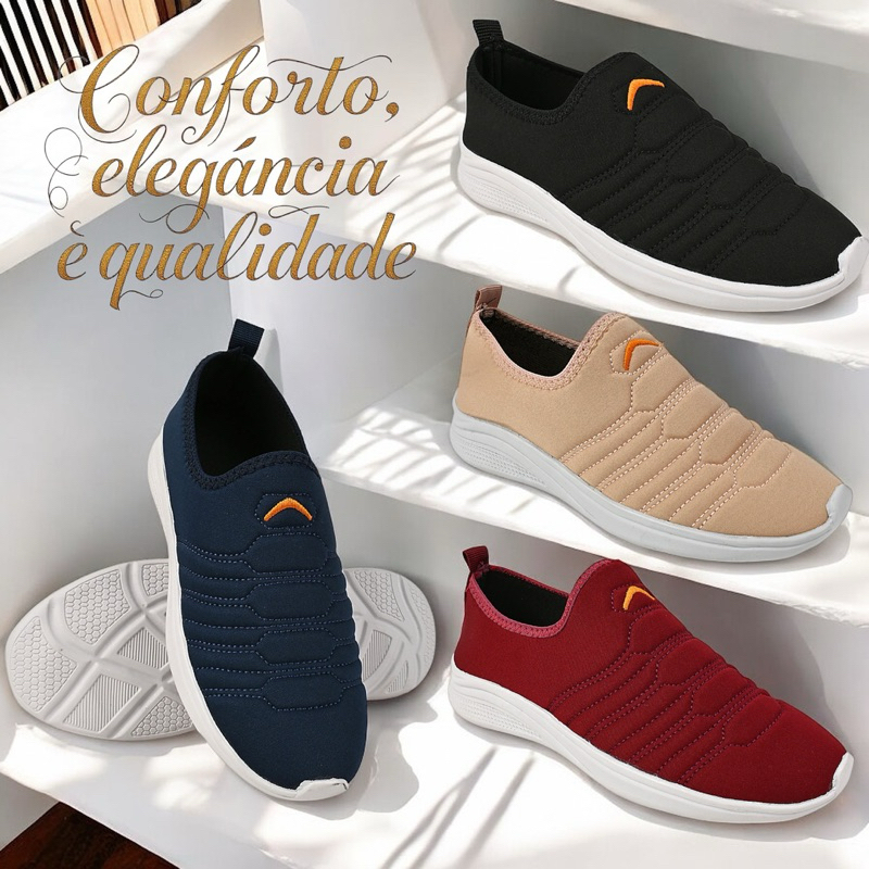 Tenis Calce Facil Adulto Feminino em Oferta na Shopee