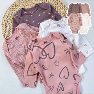 Kit body bebê importado 4 peças manga longa original. em Oferta na Shopee