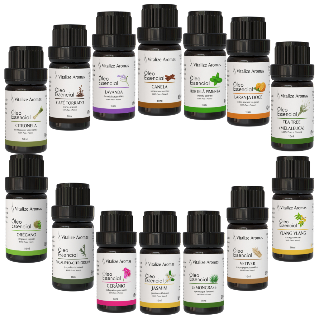 Imagem Óleo Essencial 100% Puro e Natural para Aromaterapia Linha Completa