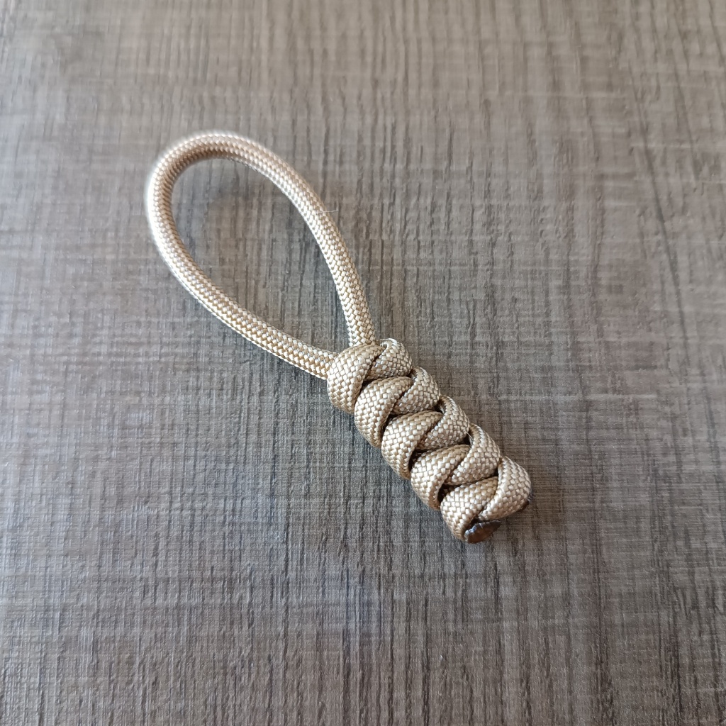 Alça Puxador Paracord Zipper Pull Bag coyote