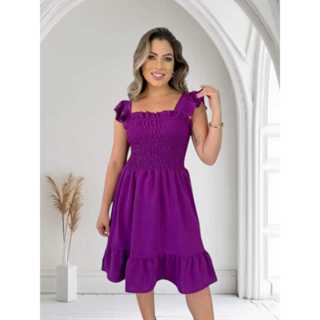 vestido de lastex verao curto com alça em Oferta na Shopee