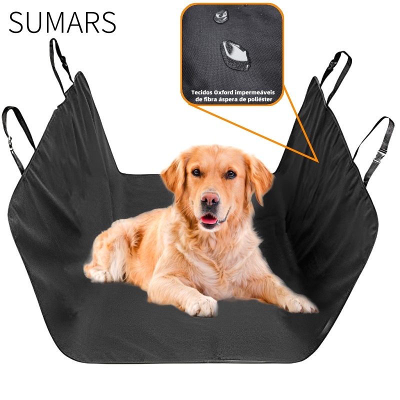 Capa Protetora Impermeável Para Banco Carro Pet Cão Gato Animais 140cm Fácil de limpar