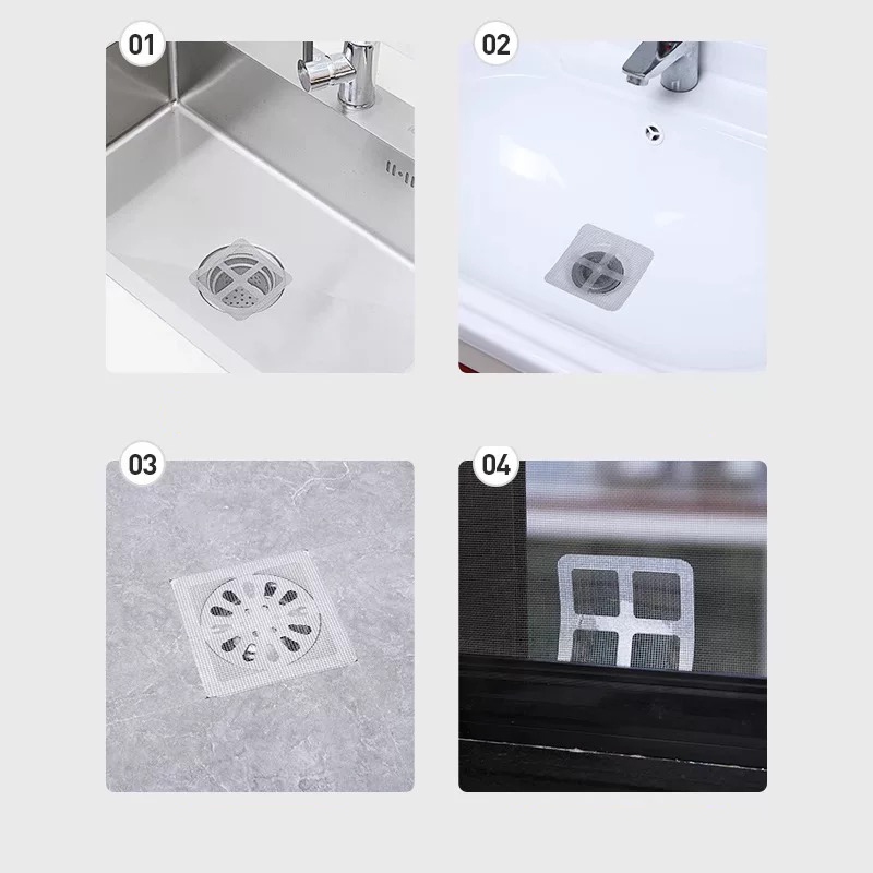 KIT 5-20 Pçs Tela Protetor Ralos Adesivos Anti Inseto Descartáveis — imagem 2 de 2