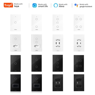 COIBEU Tuya WiFi Interruptor Inteligente Touch com Controle Remoto Sem Fio para Alexa e Google Home em Oferta na Shopee
