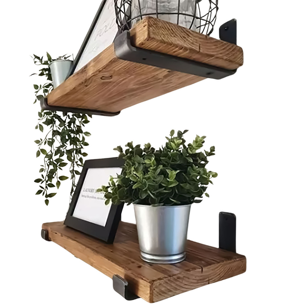 1 Prateleira pinus com Mão Francesa larga 34 cm profundidade em Oferta na Shopee