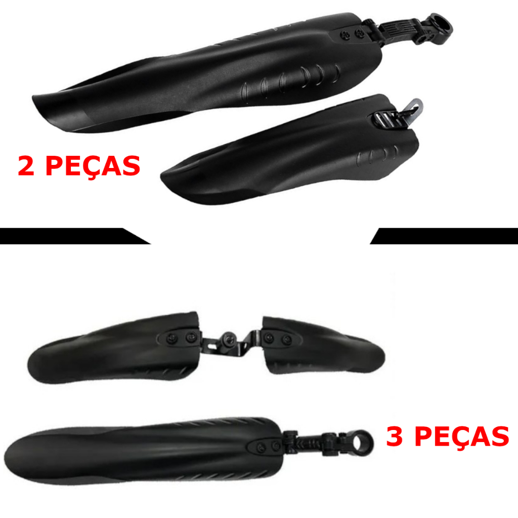 Par Paralama Dianteiro + Traseiro Bike Bicicleta Nylon Aro 26 E 29 Mtb 3 Peças em Oferta na Shopee