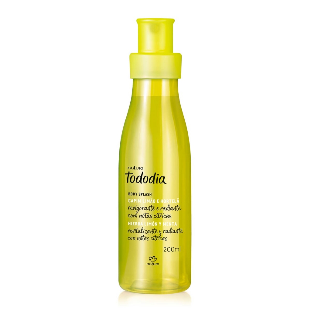 Body Splash Natura Tododia Capim Limão e Hortelã 200 ml em Oferta na Shopee