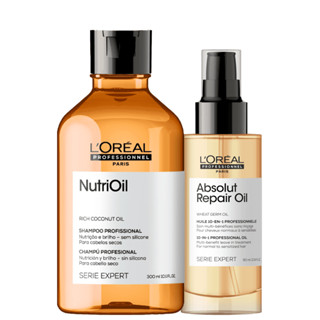 Kit L'Oréal Professionnel Serie Expert Absolut Repair Oil NutriOil Duo (2 Produtos)