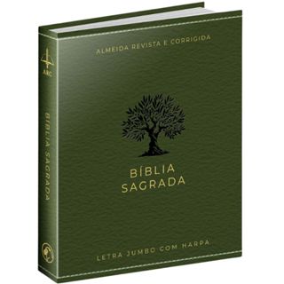 Bíblia Sagrada | Letra Jumbo | ARC com Harpa | Palavras de Jesus em Vermelho | Oliveira em Oferta na Shopee
