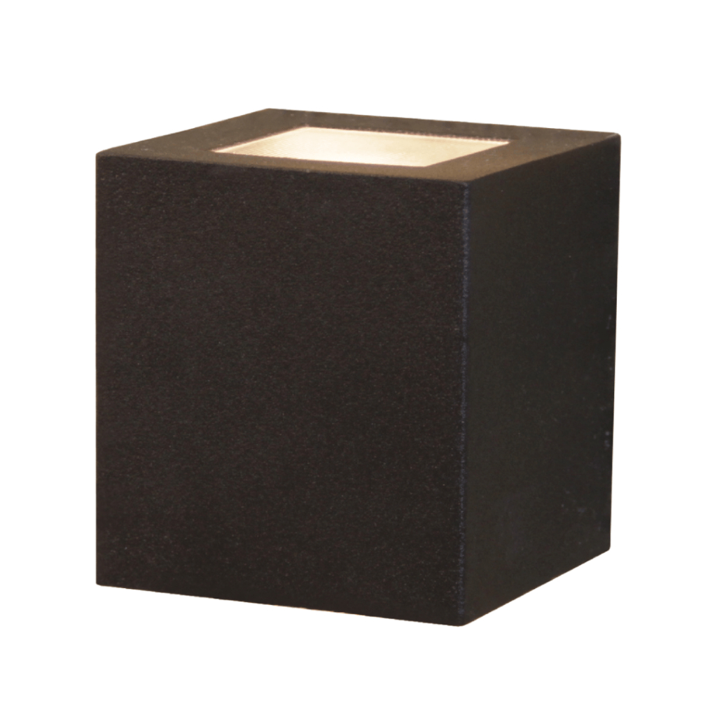 Arandela de Parede Externa Alumínio 10x8,2x8cm 1xG9 D&D Iluminação Preto