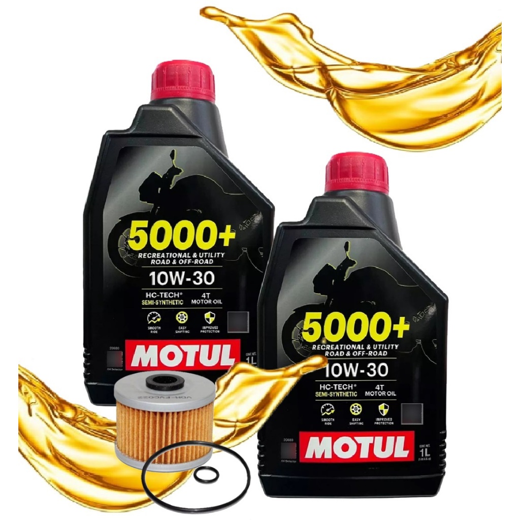 Troca de Óleo Cb 300f Twister / Xre 300 / Cb 250f Twister Motul 5000+ 10w30 + Filtro em Oferta na Shopee