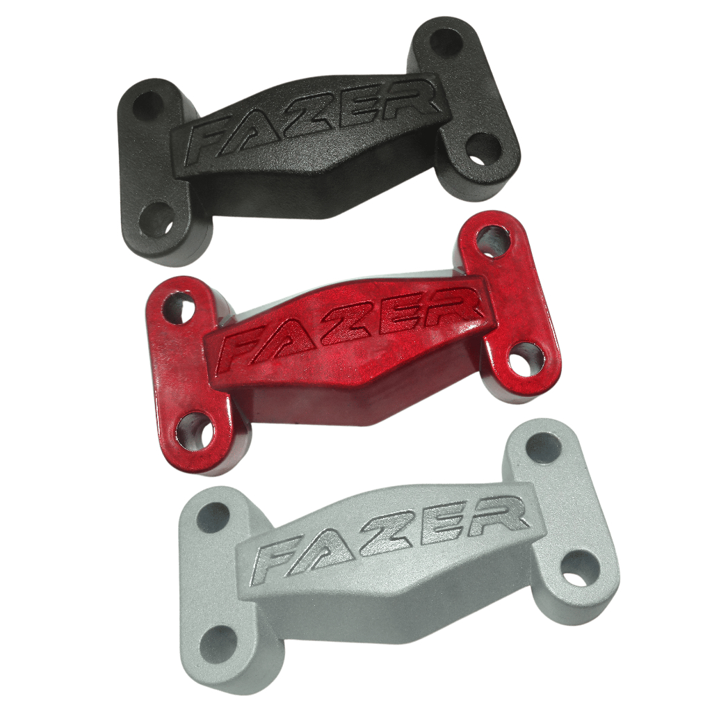 Cadeado de Mesa Guidão Yamaha Fazer 150/250 - , | Preto/Vermelho/Jateado