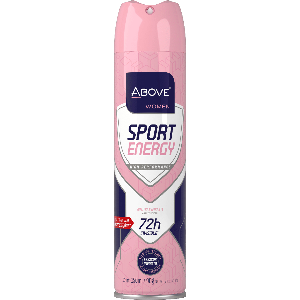 Desodorante Above Aero 250ml Maxx Sport Energy Women em Oferta na Shopee