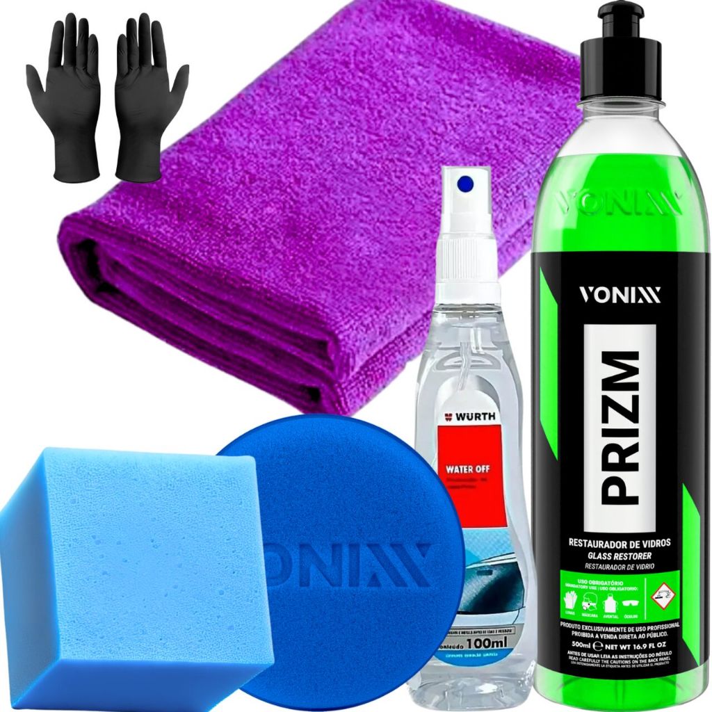 Removedor Manchas Restaurador Cristalizador de Vidros Vonixx em Oferta na Shopee