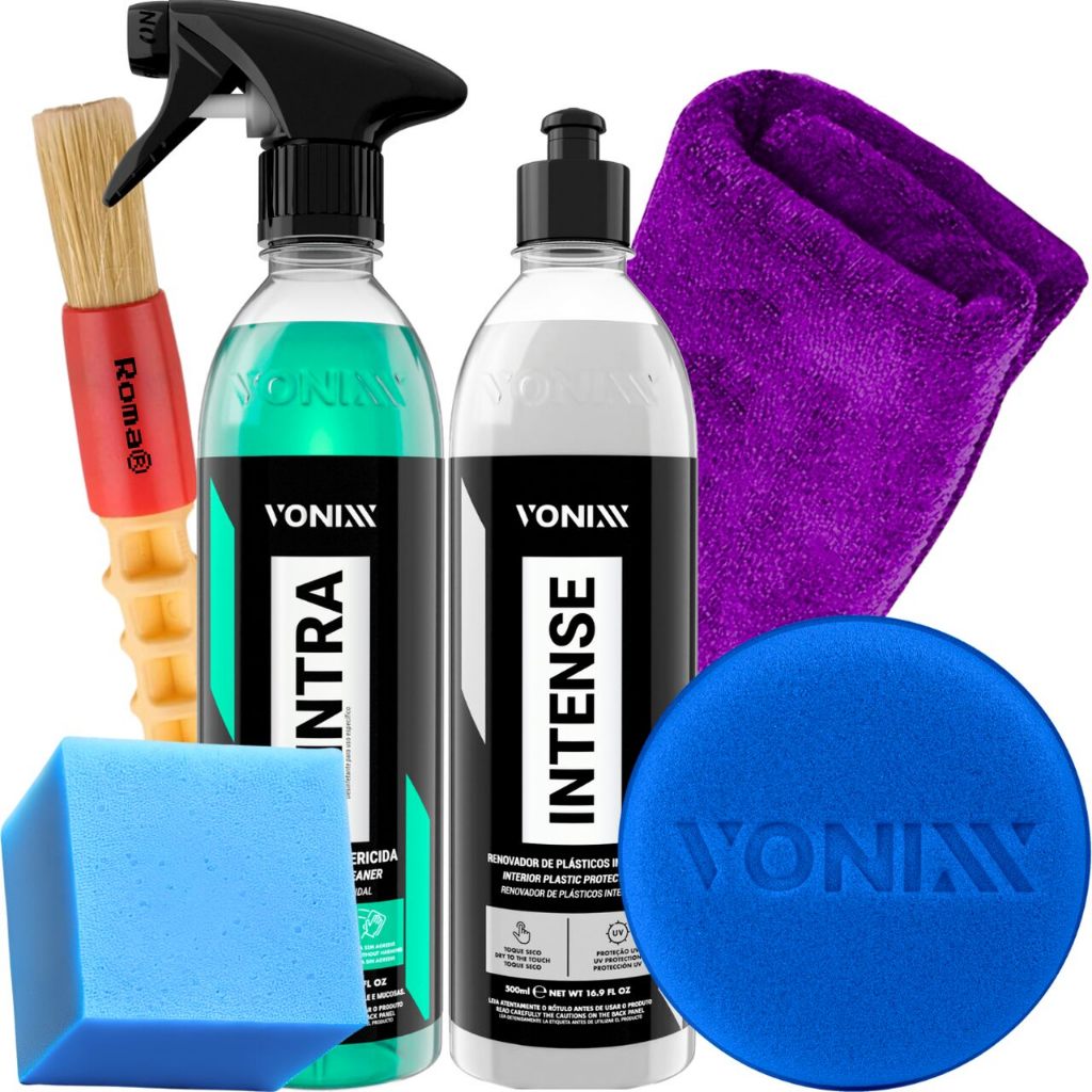 Kit Limpador e Revitalizador para Plásticos Internos Sintra Intense em Oferta na Shopee
