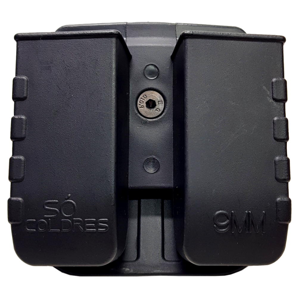 Porta Carregador Externo Duplo Só Coldres Taurus TH9 TH9c 809 809c Calibre 9mm