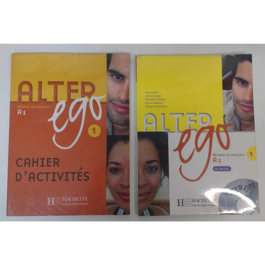 LIVRO Alter ego A1 ( vol.1 e vol.2 cahier d'activités) - Autor: Annie Berthet - Editora: Hachette - V7325