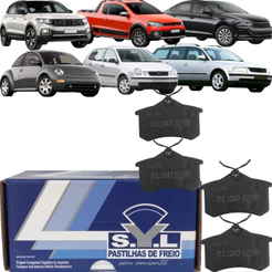 Pastilha Freio Traseira SYL A3 A4 C3 TT 308 Fluence Megane