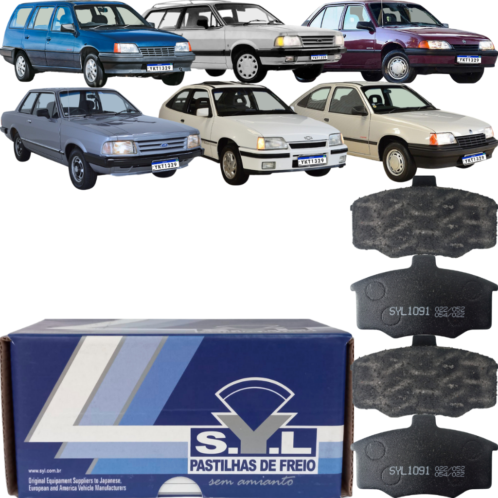 Pastilha de Freio Dianteira SYL Ipanema Kadett Monza Del Rey em Oferta na Shopee