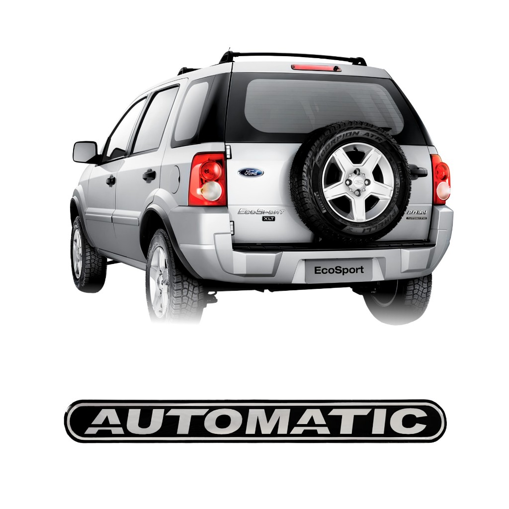 Emblema Adesivo Automatic Resinado Ford Focus Ecosport