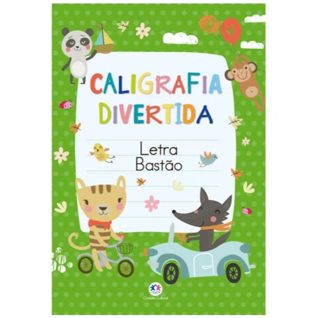 KIT COM 2 LIVROS CALIGRAFIA DIVERTIDA (LETRA DE FORMA + LETRA BASTÃO) / CIRANDA CULTURAL