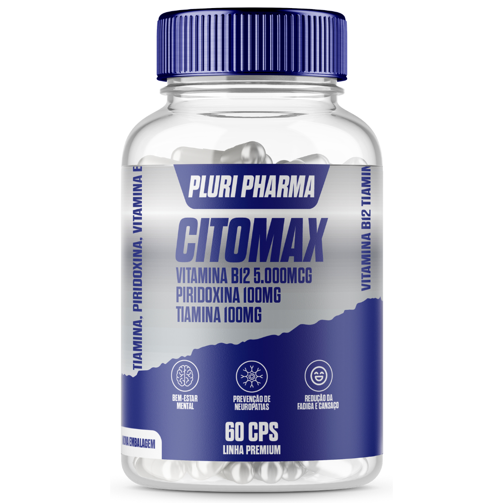 Tiamina100mg + Piridoxina100mg + Vitamina B12 5.000mcg C/60 Cápsulas em Oferta na Shopee