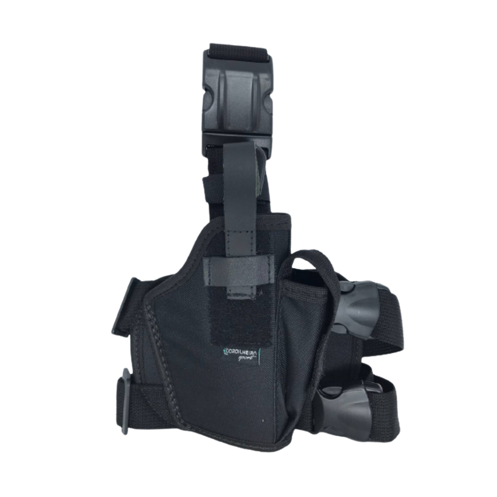 Coldre Destro (Lado Direito) Spark Cintura/Perna Cordilheira Preto – Tático Ajustável Militar em Oferta na Shopee